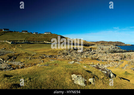 Das Dorf Scourie vom North Coast 500, Sutherland, Northwest Highlands Stockfoto