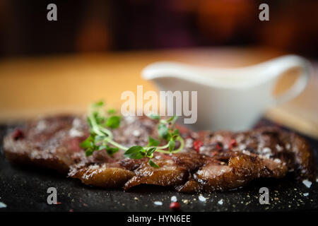 Geschnittenes Steak Picanya Stockfoto