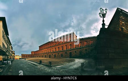 Der Palazzo Pitti (Palazzo Pitti), ist eine riesige hauptsächlich Renaissance-Palast in Florenz, Italien. im 3. Mai 2016 Stockfoto