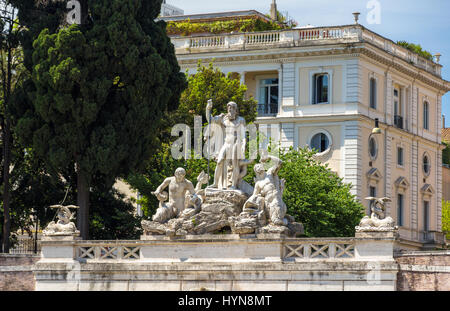 Fontana del Nettuno in Rom, Italien Stockfoto