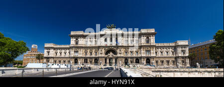 Ansicht des Palazzo di Giustizia in Rom, Italien Stockfoto