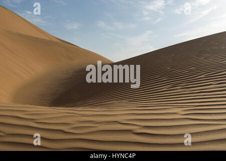 Spuren in Rub al-Khali Stockfoto