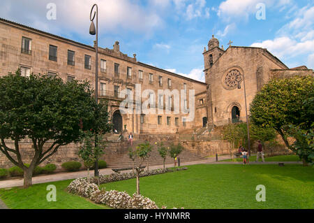 Kloster und Kirche von San Francisco bis zum 14. Jahrhundert, Pontevedra, Region Galicien, Spanien, Europa Stockfoto