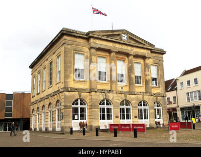 Georgianische Architektur der Guildhall bauen, Andover, Hampshire, England, UK erbaut 1825 Stockfoto