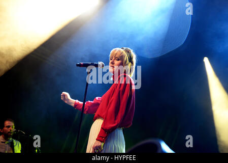 BARCELONA - 19 JUN: Roisin Murphy (Künstler) führt auf Sonar Festival am 19. Juni 2015 in Barcelona, Spanien. Stockfoto