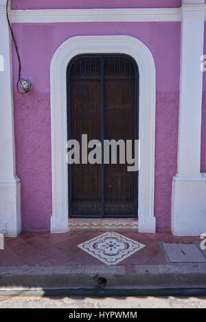 Home Eingang in Granada Nicaragua Stockfoto