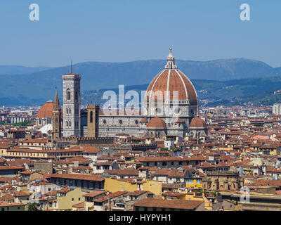 Santa Maria di Blume Kathedrale (Santa Maria del Fiore), Florenz, Toskana, Italien Stockfoto