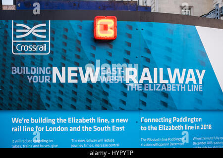 Paddington Bahnhof immer bereit für Crossrail Projekt The Elizabeth Line, London, England, Vereinigtes Königreich Stockfoto