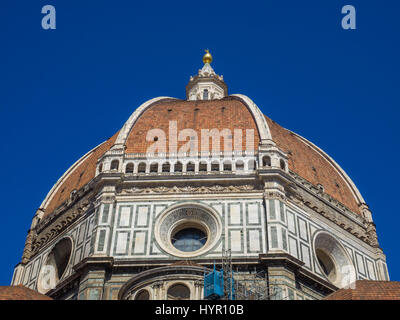 Hauptkuppel (Kuppel) der Heiligen Maria von der Blume Kathedrale (Santa Maria del Fiore), Florenz, Toskana, Italien Stockfoto