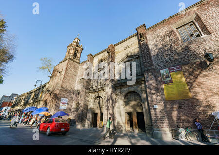 Mexiko-Stadt, FEB 17: Die historische Kirche - Iglesia De La Salud am 17. Februar 2017 in Mexiko-Stadt Stockfoto