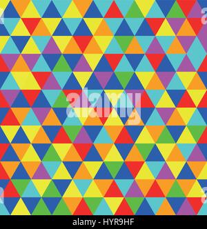 Vektor-nahtlose geometrische abstrakte Dreieck Muster Hintergrund Stock Vektor