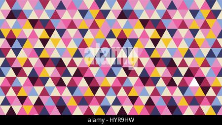 Vektor-nahtlose geometrische abstrakte Dreieck Muster Hintergrund Stock Vektor