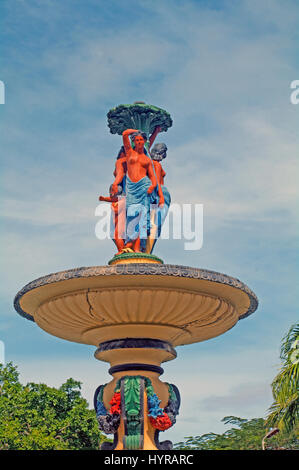 Basseterre, St. Kitts, Independence Square Park Statue, West Indies, Karibik, Stockfoto