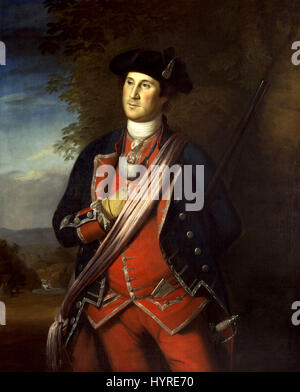 Washington im Alter von 40, 1772 Charles Willson Peale Stockfoto