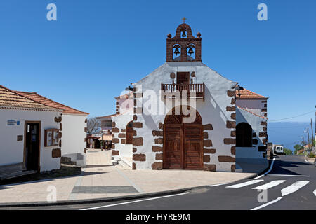 Iglesia De Nuestra Señora del Carmen, Kirche, Las Tricias, Garafía, La Palma, Santa Cruz De Tenerife, Kanarische Inseln, Spanien Stockfoto