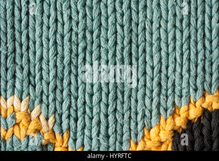 Gestrickter Wolle Textur Hintergrund Stockfoto