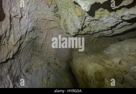 Mayei Höhle oder in die Höhle, in der der Wind geboren ist Cavern Decke Stockfoto