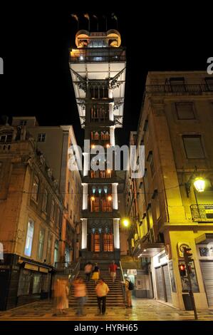 Portugal, Lissabon, Santa Justa Aufzug Stockfoto