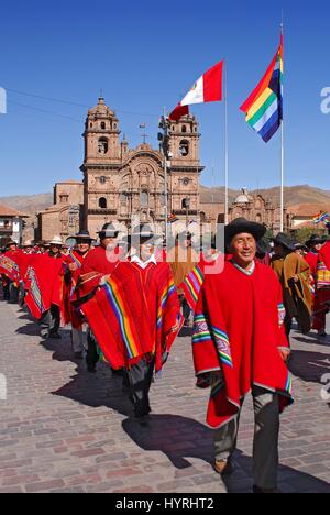 Peru, Cuzco, traditionelle Tage Festival Stockfoto