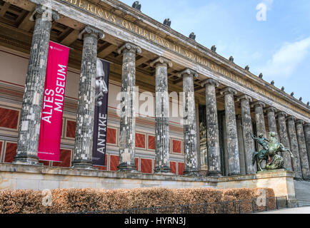 Altes Museum von Berlin, Deutschland Stockfoto