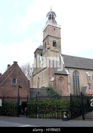 12. Jahrhundert protestantischen Nicolaïkerk (St.-Nikolaus-Kirche), Nicolaaskerkhof, zentrale Utrecht, Niederlande Stockfoto