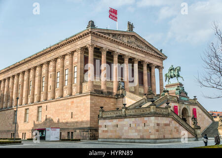 Alte Nationalgalerie auf der Museumsinsel Berlin Stockfoto