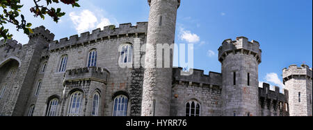 Das schöne Schloss und Gärten von Bodelwyddan Schloss in Nord-Wales Stockfoto