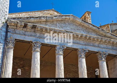 Tempel der Minerva. Assisi. Umbrien. Italien. Stockfoto