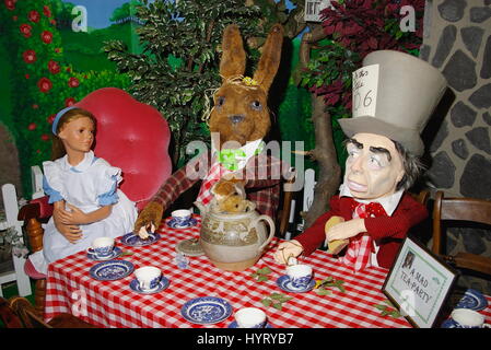 Alice in Wonderland Centre Llandudno, Nordwales Stockfoto