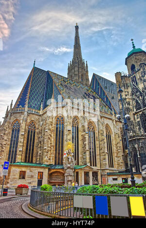 St. Stephen Kathedrale in Stephansplatz in Wien, Österreich Stockfoto