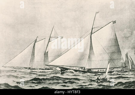 Maria outsailing Amerika - 14. Mai 1851 Stockfoto
