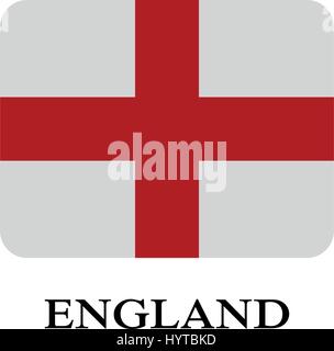 Flagge von england Stock Vektor