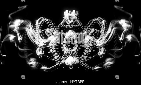 Abstrakte winken Animation Hintergrund. Nahtlose Schleife Stockfoto