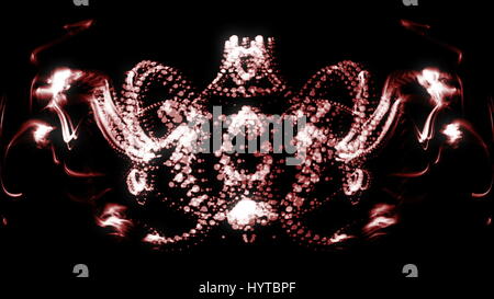 Abstrakte winken Animation Hintergrund. Nahtlose Schleife Stockfoto