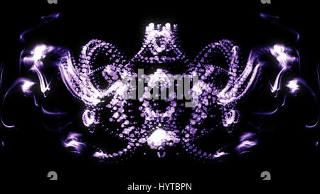 Abstrakte winken Animation Hintergrund. Nahtlose Schleife Stockfoto