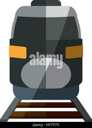 Schnellzug Fahrzeug Symbol Vektor Illustration Grafik-design Stock Vektor