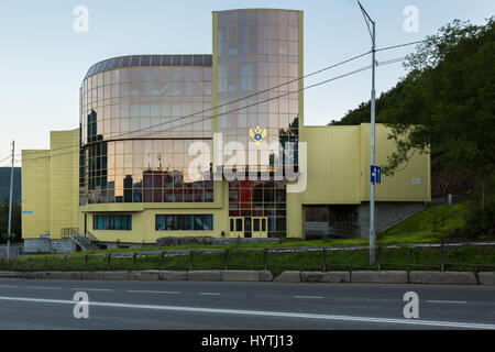 Verwaltung von der Bundeskasse für Kamtschatka in der Stadt Petropawlowsk-Kamtschatski. Stockfoto