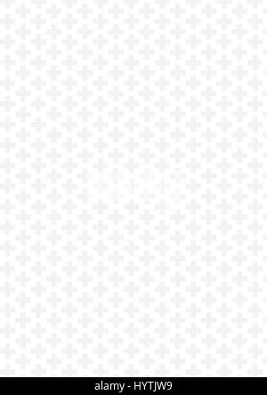 Plus fügen Sie, positive Kreuz Muster auf weißem Hintergrund für wallpaper Stock Vektor