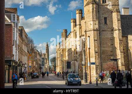 Universitätsgebäude in der Trumpington Street in Cambridge, England, UK Stockfoto