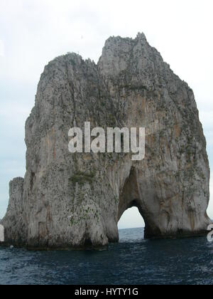 Hauptort Mittertal - Capri, Italien Stockfoto