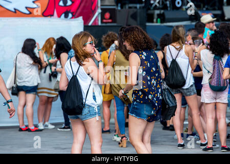 VALENCIA, Spanien - JUN 10: Menschen am Festival de Les Arts am 10. Juni 2016 in Valencia, Spanien. Stockfoto