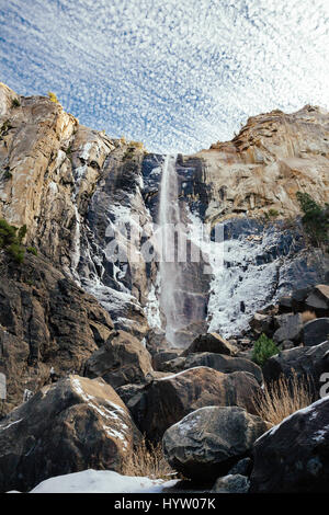 Bridalveil Fall im Yosemite, Kalifornien, USA Stockfoto