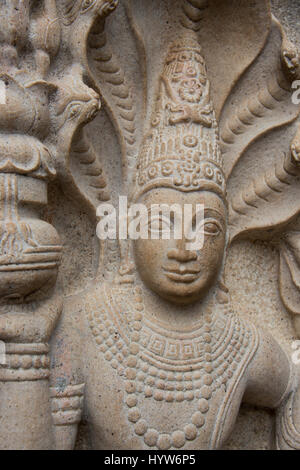 Sri Lanka, Anuradhapura ("Stadt der Ruinen'), Mahamevnawa aka Mahamegha. Alten Park in Anuradhapura, einer der heiligsten Orte für Buddhisten. Temp Stockfoto