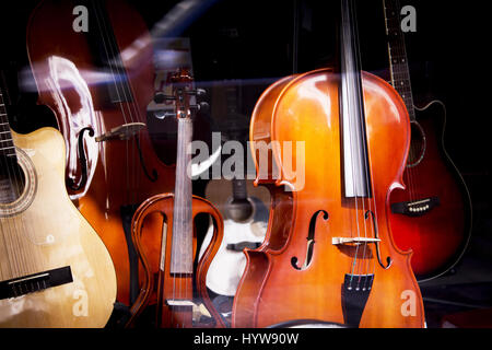 Klassischen Streichinstrumenten. Keine Menschen. Stockfoto