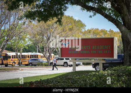 Wellington, Florida, USA. 26. April 2017. Adler Akademie der Künste bei 1000 Wellington Spur in Wellington, Florida am 26. April 2017. Bildnachweis: Allen Eyestone/The Palm Beach Post/ZUMA Draht/Alamy Live-Nachrichten Stockfoto