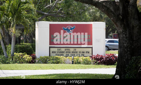 Wellington, Florida, USA. 26. April 2017. Adler Akademie der Künste bei 1000 Wellington Spur in Wellington, Florida am 26. April 2017. Bildnachweis: Allen Eyestone/The Palm Beach Post/ZUMA Draht/Alamy Live-Nachrichten Stockfoto