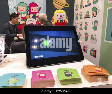 Tokio, Japan. 26. April 2017. während die Lizenzierung Expo 2017 im Tokyo Big Sight Japan Mittwoch, 26. April 2017. Foto von: Ramiro Agustin Vargas Tabares Credit: Ramiro Agustin Vargas Tabares/ZUMA Draht/Alamy Live-Nachrichten Stockfoto