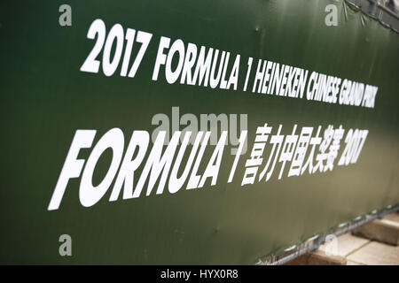 Motorsport: FIA Formel 1 Weltmeisterschaft 2017, Grand Prix der AChina, | Stockfoto