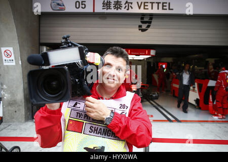 Shanghai, China. 7. April 2017. Motorsport: FIA Formel 1 Weltmeisterschaft 2017, Grand Prix der AChina, Sprachgebrauch | Bildnachweis: Dpa/Alamy Live-Nachrichten Stockfoto