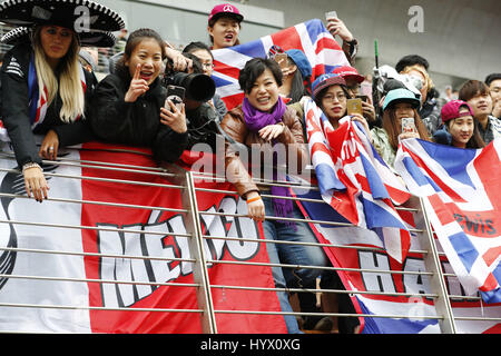 Shanghai, China. 7. April 2017. Motorsport: FIA Formel 1 Weltmeisterschaft 2017, Grand Prix der AChina, | Bildnachweis: Dpa/Alamy Live-Nachrichten Stockfoto